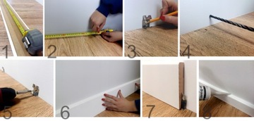 80 FORMATD НАПОЛЬНАЯ ПЛАНКА МДФ, БЕЛАЯ, 19мм