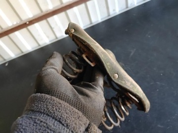 STARY ZABYTKOWY POLSKI ROWER PRL SIEDZENIE LOGO