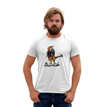 Мужская футболка RASTAMAN JAMAICA REGGAE MUSICIAN XXL