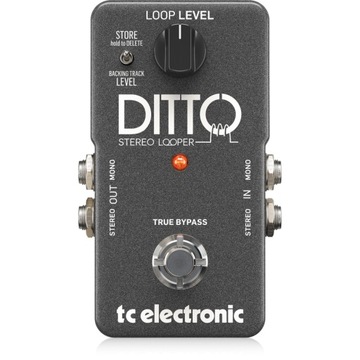 Ditto Stereo Looper Gitarowy Looper Stereo lub 2 Instrumentów TC Electronic