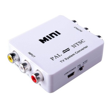 Adapter KONWERTER obrazu dźwięku PAL na NTSC - PAL