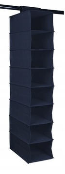 PÓŁKA WISZĄCA ORGANIZER SZAFA TEKSTYLNA 8 PÓŁEK