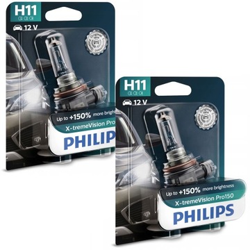 Philips Żarówki X-Treme Vision Pro150 +150% H11