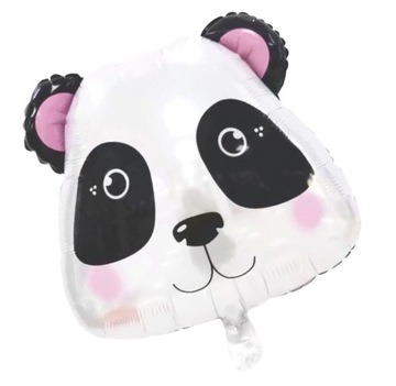Balon foliowy Panda 49x55cm Na urodziny dekoracje Roczek na hel