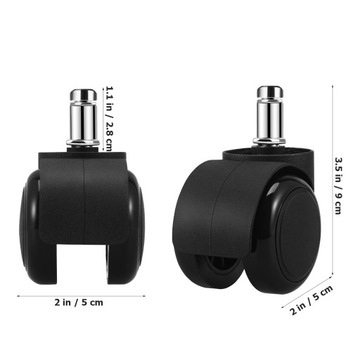 НАБОР ИЗ 5 МЕБЕЛЬНЫХ СТОЙК, КОТОРЫЕ ВРАЩАЮТСЯ ПЛАВНО И ПРОЧНО