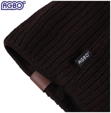 ШАПКА МУЖСКАЯ ЖЕНСКАЯ ЗИМНЯЯ МЕРИНОСОВАЯ шерсть Универсальная ПОЛЬСКИЙ ПРОДУКТ КОРИЧНЕВЫЙ