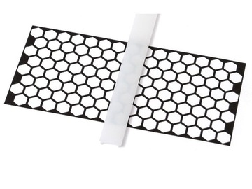 KLOSZ SLIM PVC DO PROFILU X MICO 1M MROŻONY