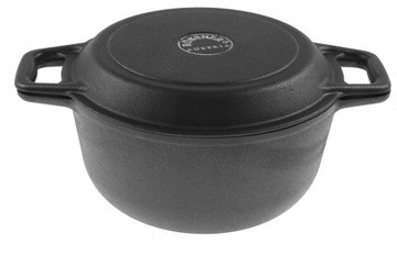 Чугунный казан для костра, 8л, казан для приготовления пищи на костре, сковорода