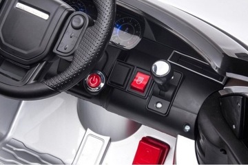 ЭЛЕКТРОМОБИЛЬ RANGE ROVER 12 В 2x45 Вт ПУЛЬТ ДИСТАНЦИОННОГО СЕРЕБРЯНОГО цвета