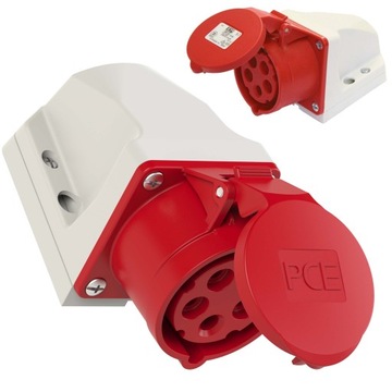 Gniazdo siłowe stałe GS165 16A 400V 5P IP44 PCE
