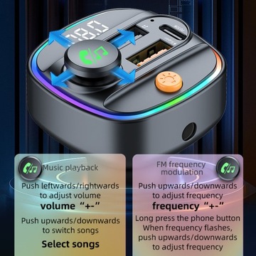 C4S FM-передатчик Bluetooth 5.3 с цифровым дисплеем для автомобиля PD 30W+QC 3.0