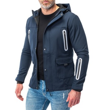 Размер ХМ186 КУРТКА МУЖСКАЯ ПЕРЕХОДНАЯ СОФТШЕЛЛ L