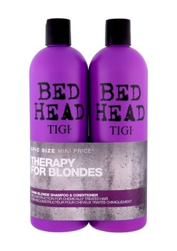 Tigi Bed Head Dumb Blonde Szampon do włosów 750 ml + 750 ml Odżywka