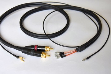 Komplet kabli gramofon DUAL 125 cm SCHULZ RCA
