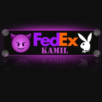 Светящаяся табличка с именем для курьера автобуса/водителя грузовика премиум-класса XL