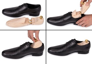 Drewniane prawidła do butów sosnowe usztywnienie rozciąganie obuwia 43/44