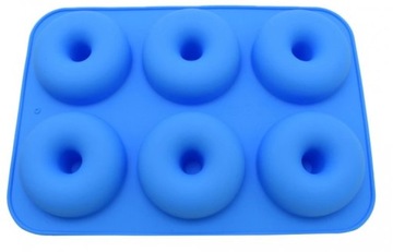 FORMA SILIKONOWA DONUT Pączki z dziurką donuty