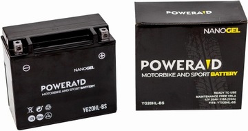 AKUMULATOR NANOGEL POWERAID 12V 20AH 310A YG20HL-BS