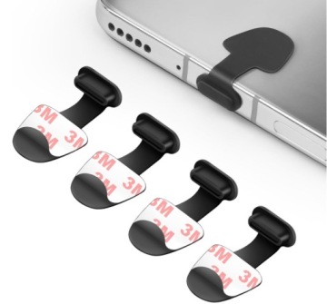 4x zatyczki zaślepki przeciw kurzowe do portu USB typu c do telefonu
