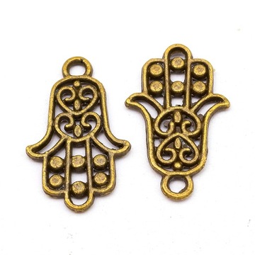 Zawieszka Ręka Fatimy Stop 22.5x14x1.5mm 20szt