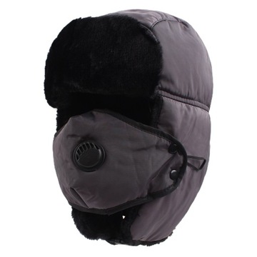 Winter Mask Earflaps Hats For Men Windproof Warm