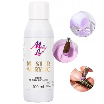 LIQUID PŁYN DO FORMOWANIA MASY AKRYLOWEJ PUDRU AKRYLU MONOMER MASTER 100ml