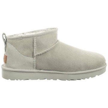 Buty Botki Zimowe Damskie UGG W Classic Ultra Mini 1116109 Szare