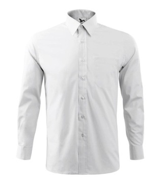 Elegancka Koszula Męska Komfort Style LS MALFINI Biała XL