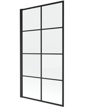 MEXEN PARAWAN NAWANNOWY FIX 70x140 CM CZARNA RAMA