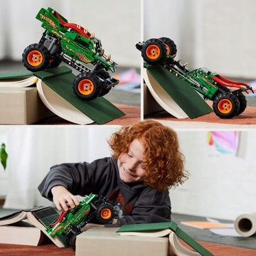 НАБОР LEGO CAR AUTO MONSTER JAM DRAGON TECHNIC BLOCK SET ПОДАРОК