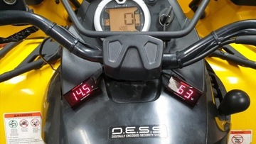 ВОЛЬТМЕТР KOSO LCD SLIM ЧЕТЫРЕХМОТОРНЫЙ МОТОЦИКЛ