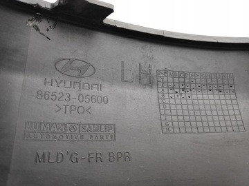 HYUNDAI ATOS LIŠTA NÁRAZNÍKU LEVÝ PŘEDNÍ 86523-05600