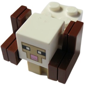 LEGO minesheep10 Майнкрафт овца баран (8 г)