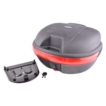 KUFER 25L JUNAK CZARNY + ODBLASK Zipp ROmet skuter