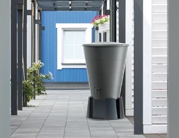 БАК ДЛЯ ДОЖДЕВОЙ ВОДЫ 210 Л. НАБОР ДЛЯ СОЕДИНЕНИЙ С ГЛАДКИМ ОСНОВАНИЕМ КРАН ФИЛЬТР