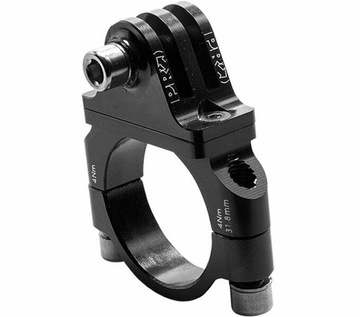 Mocowanie Kamery PRO Na Kierownicy 31,8mm CZARNE