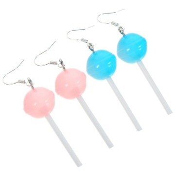 Kolczyki Lollipop Dangle Kolczyki Haczyk Śliczne
