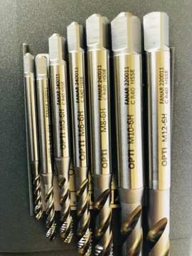 Комплект машинных метчиков FANAR M3-M12 HSSE INOX OPTI Swivel