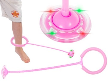 Hula hop na nogę skakanka piłka świecąca LED