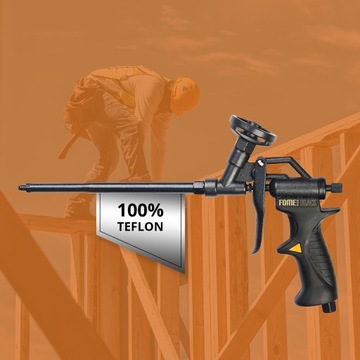 Монтажная пена пистолет-металл + Тефлон 100% Fome Flex PREMIUM