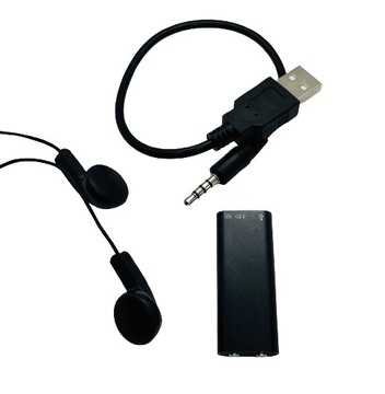 Мини-шпионский рекордер со скрытым прослушиванием телефонных разговоров, 200 часов, 8 ГБ, USB-диктофон
