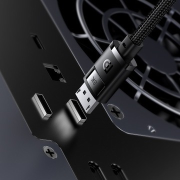 КАБЕЛЬ BASEUS КАБЕЛЬ ВИДЕО-ДИСПЛЕЯ UHD 8K 60 Гц 4K 122 Гц ВИДЕО-ПЛЕТЕКА 5 м