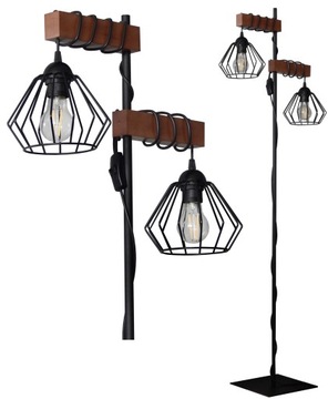 LAMPA STOJĄCA PODŁOGOWA 015-ST LED LOFT DRUCIAK E27 DO SALONU SYPIALNI HOL