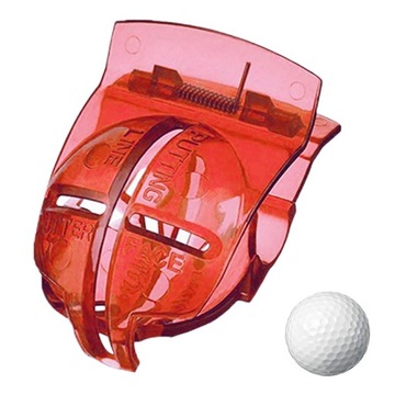 Прочный инструмент для выравнивания линии мяча для гольфа, позиционирование трафарета маркера q