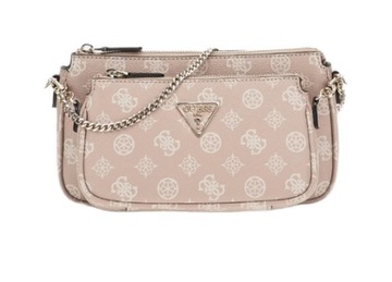 Guess Mała Torebka Damska Crossbody Brązowa Elegancka i Stylowa