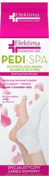 НАБОР НОСКОВ EFEKTIMA PEDI-SPA + ТЕРКА ДЛЯ ПЯТОК