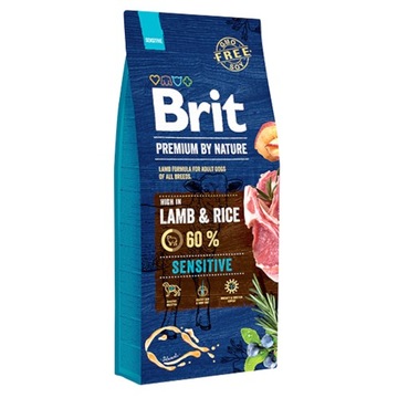Brit Premium by Nature Sensitive Lamb Rice 15kg