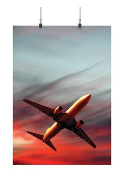 PLAKAT SAMOLOT AIRPLANE 90x60 CM 20 WZORÓW