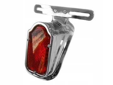 TYLNA LAMPA TYŁ UNIWERSALNA LED OBUDOWA CHROM