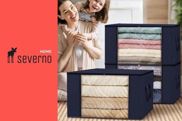 4x организатор, покрывающая сумка для хранения одежды для постельных принадлежностей премиум -класса 4x84L